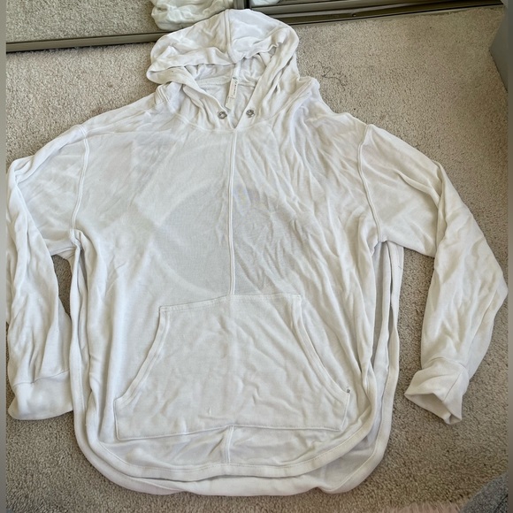 Free People Tops Free People White Workout Shirt Poshmark